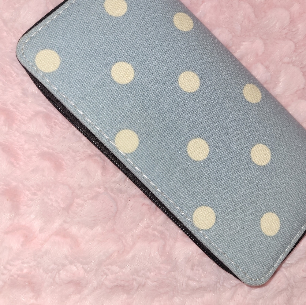 Canvas Wallet- Polka-Dot - Picture 8 of 16